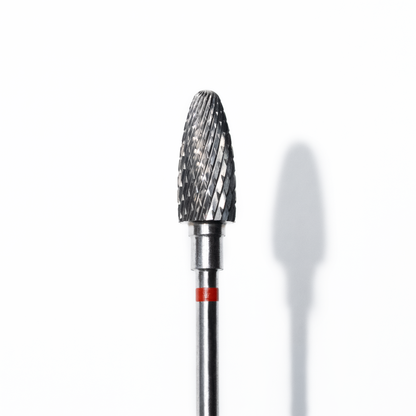 Staleks Pro - Carbide Nail Drill Bit Corn Red 6 mm