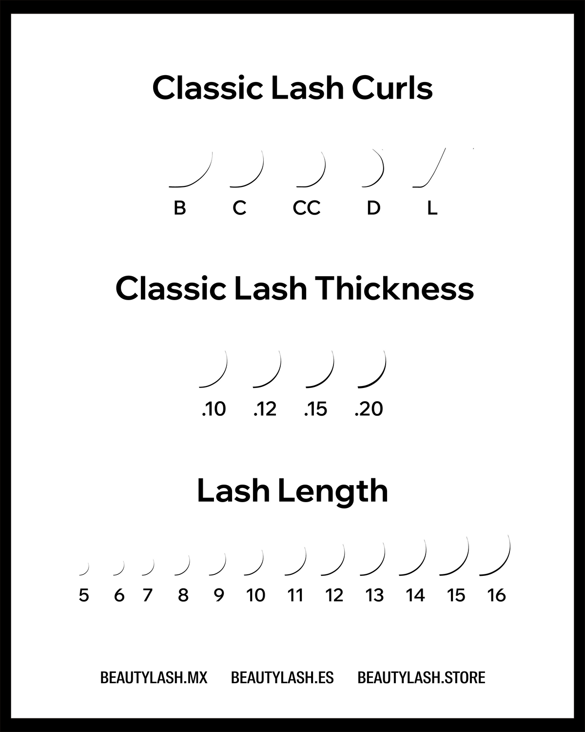 Basic Classic Lashes Classic Lashes – Beauty Lash
