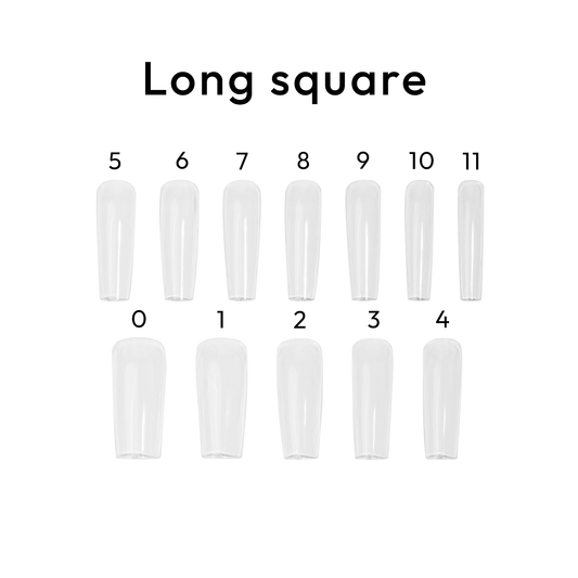 Square Long - BL Nails Soft Gel Tips
