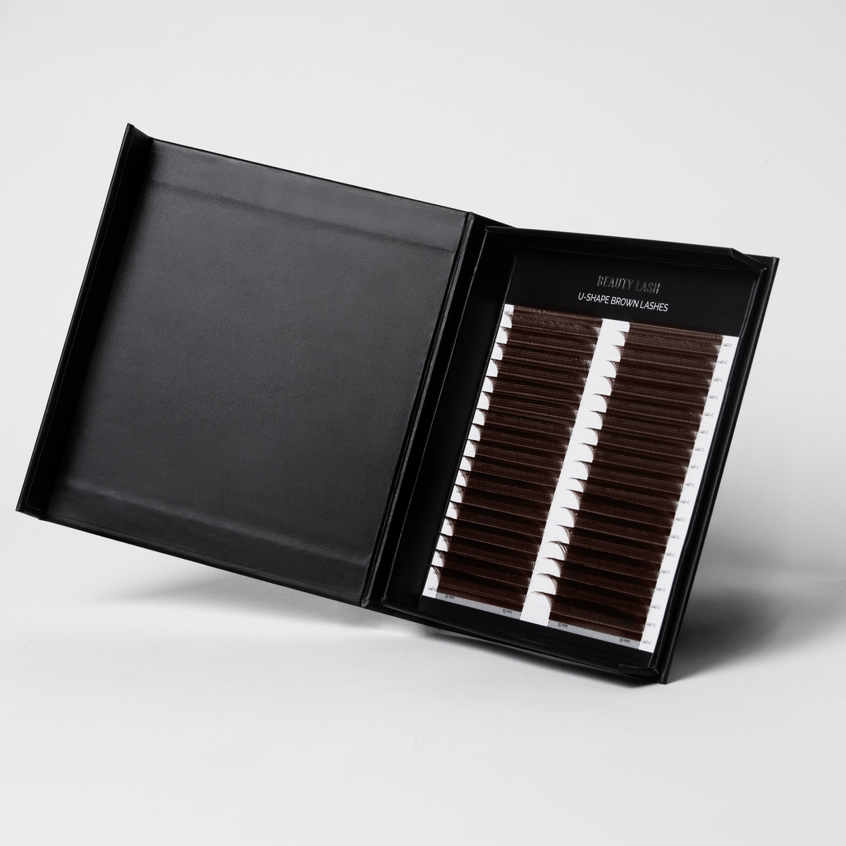 NEW Mixed U Shape 4D Brown Lashes — 36 Rows (Mixed Lengths)