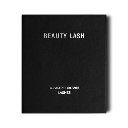 NEW Mixed U Shape 4D Brown Lashes — 36 Rows (Mixed Lengths)