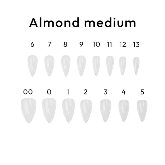 Almond Medium - BL Nails Soft Gel Tips