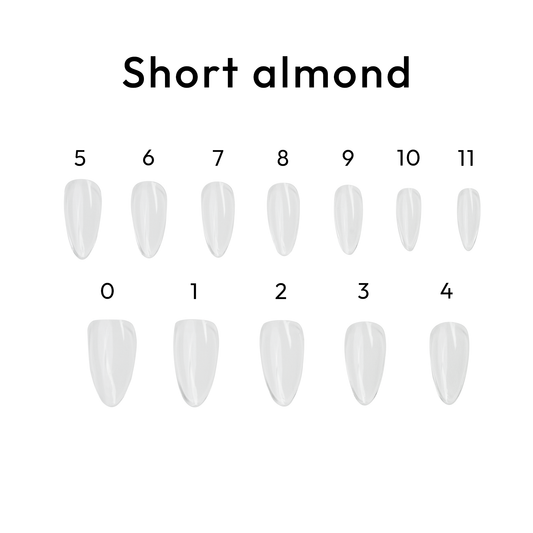 Almond Short - BL Nails Soft Gel Tips