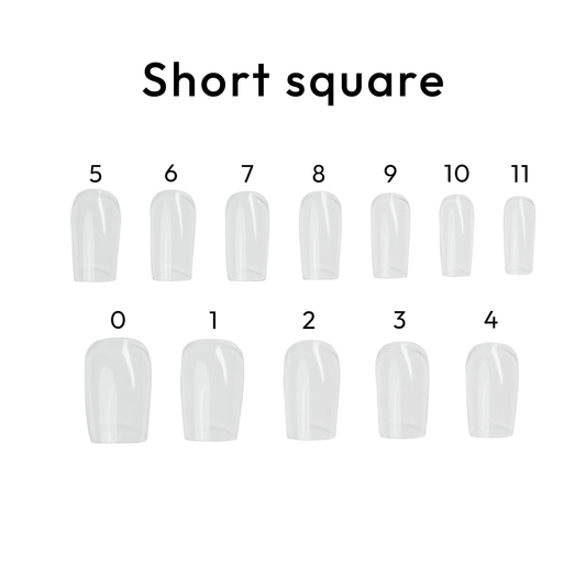 Square Short - BL Nails Soft Gel Tips